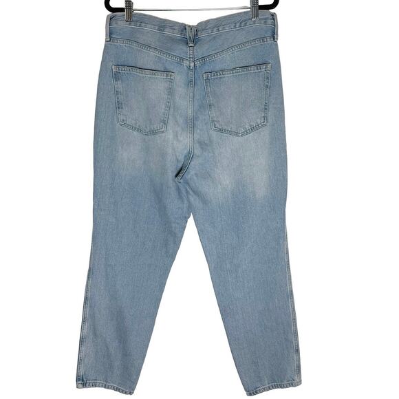 Free People We Free Womens Light Wash Blue Jeans Denim Straight Leg 31 Classic - Picture 3 of 10